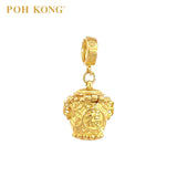 Poh Kong 916/22K Gold Auspicious Pot Of Gold Charm