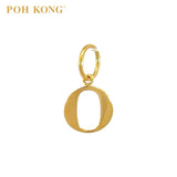 POH KONG 916/22K Gold Exquisite Alphabet Pendant O