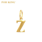 POH KONG 916/22K Yellow Gold Exquisite Alphabet Pendant Z