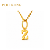 POH KONG 916/22K Yellow Gold Exquisite Alphabet Pendant Z