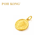 POH KONG 916/22K Yellow Gold Coin Pendant