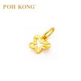 POH KONG 916/22K Yellow Gold Exquisite Smooth Back Little Butterfly Pendant