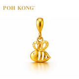 POH KONG 916/22K Yellow Gold Bee Design Pendant