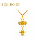 POH KONG 916/22K Yellow Gold Happy Love Ruyi Pendant (2011)
