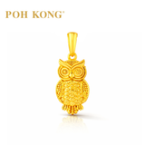 POH KONG 916/22K Yellow Gold Owlet Pendant
