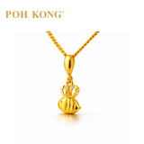POH KONG 916/22K Yellow Gold Bee Design Pendant