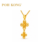 POH KONG 916/22K Yellow Gold Happy Love Ruyi Pendant (2011)