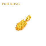POH KONG 916/22K Yellow Gold Owlet Pendant