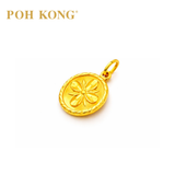 POH KONG 916/22K Yellow Gold Flowers Pendant
