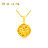 POH KONG 916/22K Yellow Gold Anggun Round Shape Pendant