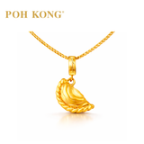 POH KONG Karya Anggun 916/22K Yellow Gold Karipap Charm/Pendant