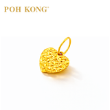 POH KONG 916/22K Yellow Gold Irregular Heart Pendant