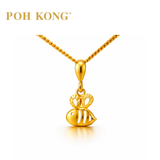POH KONG 916/22K Yellow Gold Bee Design Pendant