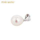 POH KONG 375/9K White Gold Heart of Pearl Pendant