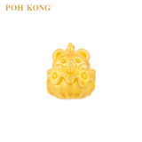 POH KONG 916/22K Yellow Gold Cupcake Bear Charm