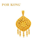 POH KONG 916/22K Scalloped Lattice Pendant