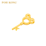 POH KONG Disney Go Local 916/22K Gold Mickey Key Pendant