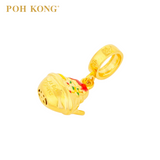 POH KONG 916/22K Yellow Gold Anggun ABC Air Batu Campur Pendant