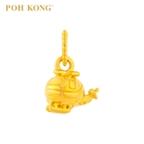 POH KONG 916/22K Yellow Gold Helicopter Pendant