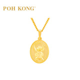 POH KONG 916/22K Yellow Gold Disney Stitch Pendant