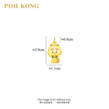 POH KONG 999/24K Gold Yuurei Neko Sama Maneki Pendant