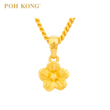 POH KONG 916/22K Yellow Gold Karya Anggun Alamanda Pendant