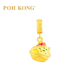 POH KONG 916/22K Yellow Gold Anggun ABC Air Batu Campur Pendant