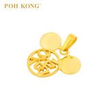 POH KONG Disney 916/22K Gold Mickey Blessings Fu Rat Year Pendant