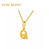 POH KONG 916/22K Yellow Gold Exquisite Alphabet Pendant Q