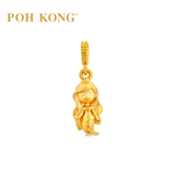 POH KONG 916/22K Yellow Gold Mermaid Pendant
