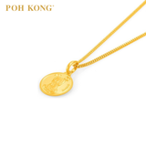 POH KONG 916/22K Yellow Gold Disney Baby Mickey Pendant