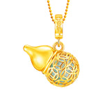 916/22k Fortune and Prosperity Charm 吉祥福禄吊坠
