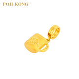 POH KONG 916/22K Yellow Gold Anggun Teh Tarik Pendant