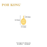 POH KONG 916/22K Yellow Gold Disney Stitch Pendant