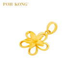 POH KONG 916/22K Yellow Gold Anggun Collection Jasmine Pendant