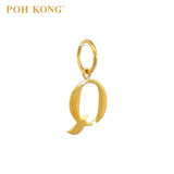 POH KONG 916/22K Yellow Gold Exquisite Alphabet Pendant Q