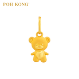 POH KONG 916/22K Yellow Gold Mini Teddy Bear Pendant