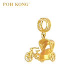 POH KONG 916/22K Yellow Gold Anggun Tricycle Charm Pendant (2019)
