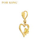 POH KONG 916/22K Gold Butterfly Love Pendant