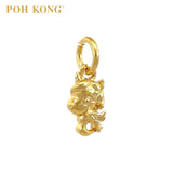 POH KONG 916/22K Yellow Gold Angel Unicorn in Love Pendant