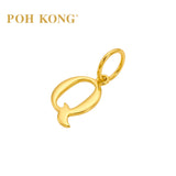 POH KONG 916/22K Yellow Gold Exquisite Alphabet Pendant Q