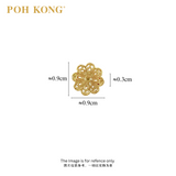 POH KONG 916/22K Yellow Gold Plum Blossom Charm