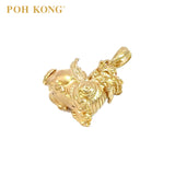 POH KONG 916/22K Yellow Gold Auspicious Golden PIXIU Pendant (2016)