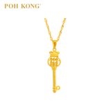 POH KONG 916/22K Auspicious Abacus Key Pendant