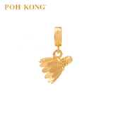 POH KONG 916/22K Yellow Gold Anggun Shuttlecock Pendant