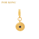 POH KONG 999/24K Yellow Gold NeZha (灵珠) Pendant
