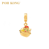 POH KONG 916/22K Yellow Gold Anggun ABC Air Batu Campur Pendant