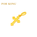 POH KONG 916/22K Yellow Gold Blessed Cross Pendant