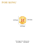 POH KONG 916/22K Yellow gold Auspicious Currency Symbols Charm