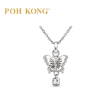 POH KONG 375/9K White Gold Butterfly Pendant